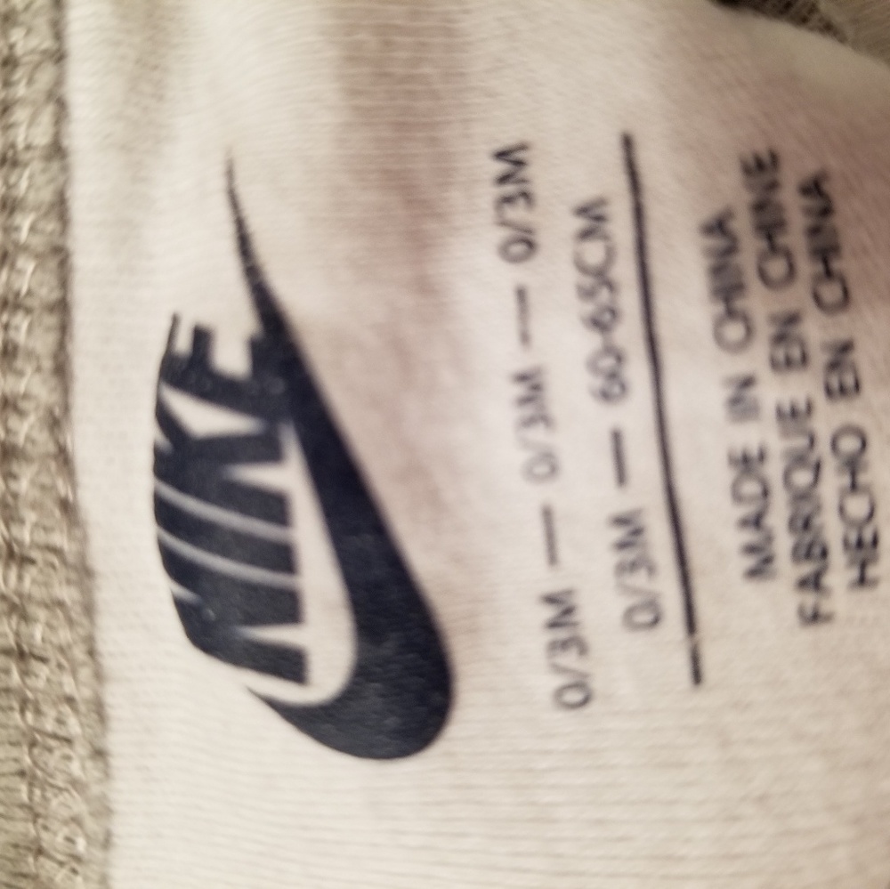 Baby boy long sleeve Nike shirt